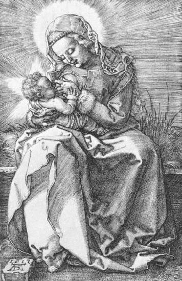 Albrecht Durer Madonna Nursing Spain oil painting art